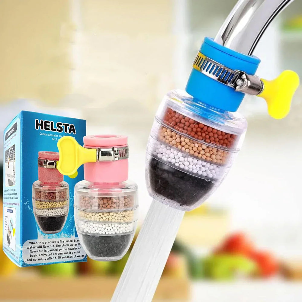 Activated Carbon Faucet Water Filter – Clean & Purify Your Tap Water ( Buy 1 Get 1 Free