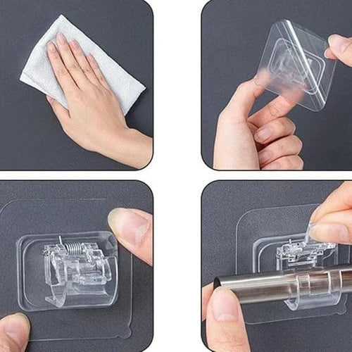 Hookwiser™️ Self Adhesive Hook (Pack of 4) (Pack of 4)